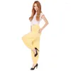 Kvinnor Pants Summer Fashion Womens Elastic Loose Casual Modal Soft Dance Harem Mid midja Comfy Boho