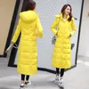 Женский дева вниз Parkas Winter 2023 Аутентичный продукт плюс длинная куртка супер и утолщен на колене теплое покрытие для женщин1 для женщин1