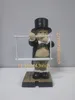 Decoratieve objecten Figurines Creative Spoof papierhouder standbeeld schattig grappige hars butler vorm tissue stand rack sculptuur voor toiletdecoratie 230114