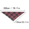 Scarves Women Plaid Scarf Lady Shawl Soft Warm Foulard Knitted Cashmere Poncho Blanket Wraps Female Lattice Wool Luxury BrandScarves