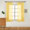 Cortina Europa hilo blanco sólido ventana tul cortinas para sala de estar cocina tratamientos modernos gasa decoración del hogar