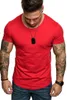 Men's T-skjortor Fashion Summer Gym Muscle Tee Topps Bodybuilding Cotton Sport Fitness Casual T-shirt Plus Size Solid White