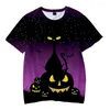 Men's Thirts Halloween Pumpkin Party Series 3D Print Tshirt 2023 Lizhiyang Fashion زوجين الرجال للجنسين قميص قمصان تي شيرت تي شيرت تي شيرت