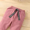 Set di abbigliamento Primavera Autunno Bambini Abito in cotone Neonati maschi Vestiti per bambini Felpe sportive per bambini Pantaloni 2 pezzi / set Tute per bambini Fahion