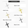 Pendant Necklaces Davieslee 15 Styles Multi Layers Cross For Men Gold Black Silver Color Stainless Steel Clear CZ Trendy Jewelry LKPP1Pendan