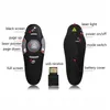 2.4G Wireless Red Presenter Pointers Pen Pointers Remote Control USB -ontvanger voor PPT PowerPoint Presentation Teaching met retailpakketbox