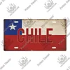 装飾国立国旗金属塗装標識ライセンスプレートプラークプラーク金属ヴィンテージパブリビングルームキッチンガレージ壁飾りサイズ30x15cm W01