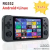 Portable Game Players Anbernic RG552 Dual System Handheld Console 10000 Retro Games 5.36 "Touch Scence Screen Android Linux Player
