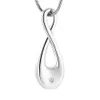 Hänge halsband Infinity Love Cremation Jewelry for Ashes Pendant For Human Pet Ashes rostfritt stål Keepses urnhalsband för aska G230206