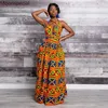 Vêtements ethniques imprimer taille Empire élastique Maxi Robe longue Robe robes africaines pour femmes Bazin Riche vêtements Vestidos Dashiki fête