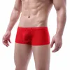 Underpants sexy Herren Unterwäsche Boxer Shorts Low-Rise Ropa Interieur Schwulen transparente Trunks atmungsaktiven Männern Sissy Homme Höschen