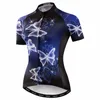 Giacche da corsa Bike Team 2023 Maglia da ciclismo per donna/uomo Top/Abbigliamento a maniche corte Stile estivo/Abbigliamento da bicicletta Giallo/Verde/Giallo/Rosso