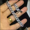 Tennis 20 Style Sparkling Luxury Jewelry 925 Sterling Sier Mti Shape White Topaz Cz Diamond Gemstones Women Wedding Bracelet For Lo Dhccm