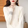 Women's T Shirts Autumn Fashion Hollow Women Pullover O-Neck Long Sleeve Shirt Female Sweater Jumpers Tee Cotton Knitted Tops Blouse