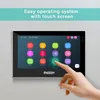 Sonnettes TUYA TMEZON Interphone vidéo WiFi Sonnette Interphone 7 pouces 1080P Moniteur à écran tactile avec caméra filaireAppli 2M1CDéverrouillage par carte magnétique 230206