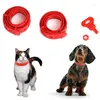 Colliers pour chiens en caoutchouc chat antiparasitaire collier réglable Anti puces tiques poux cou d'animal tuer pour les accessoires de soins