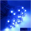 Led Modules 50Pcs/String Lighting Modes F8 12Mm Width Single Color Ip65 Waterproof Pixel Light For Sign Letter Drop Delivery Lights H Dhk0M