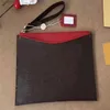 Scatola originale 10 colori Moda Uomo Donna Borsa con cerniera Borsa di design Portafoglio Top Borsa di lusso Shopping Elegante Pochette204O