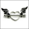 Anelli per capezzoli 1 Pz Acciaio inossidabile Bat Wing Shield Anello Angelo Cuore Piercing Bilanciere Gioielli 663 T2 Drop Delivery Body Dhhhq