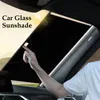 Car Sunshade Windshield Sun Visor Front Window Rettractable Shade Curtain 58 45 55cm 64 Automotive Interior Supplies