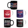 Cups Saucers Trump Mug Funny Unique Gift Mugs Conservative Ceramic Coffee Tea Novelty For Christmas Fathers Mothers Day Birthday