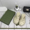pantoffels Luxe merk designer dames uitgeholde platform sandalen transparant materiaal gemaakt van mode sexy schattige zon strand vrouwen schoenen slippers