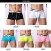 Unterhosen Herren Boxershorts mit buntem Taillengürtel Sexy U-Stil Baumwollstoff Männliche Männer Unterwäsche Cueca