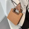 Design Tasche Damen Sommer Neue Mode Damen Tasche Farbkontrast Einfache Lässige Gewebte Handtasche