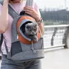 Dog Car Seat Covers Mini Backpack Double Shoulder Portable Travel Outdoor Pet Carrier Bag Front