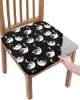 Chair Covers Swan Black White Elasticity Cover Office Computer Seat Protector Case Home Kitchen Dining Room Slipcovers