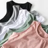 Actieve shirts Casual workout Vrouwen Yoga Mouwloze asymmetrische gym loopt training tanktops Athletic Sport Vest 122362WTA