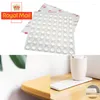 Housses de chaise Table ronde transparente pied tampons adhésifs protecteurs de sol caoutchouc antidérapant pour meubles décor à la maison 20X10X3Mm 20 pièces