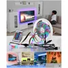 Bandes LED 5V 2835 USB bande lumineuse 1M 2M 4M 5M Rgb couleur TV éclairage de fond décoration fée lumières livraison directe vacances Dhz3W