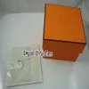 Hight Quality Orange Watch Box 전체 오리지널 남성 여성 시계 상자 인증서 카드 선물 종이 가방 H 박스 Puretime225t