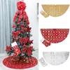 Julekorationer 1pc Creative Tree kjolar Decoration Year Home Outdoor Decor Event Party Carpet