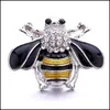 Klamry haczyki noosa 18 mm pszczoły kolorowy ginger snap biżuteria sier emalia pszczół miodno DIY Naszyjnik Bransoletka