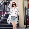 Women's Jackets Sunscreen 2023 Summer Long Printed Chiffon Cardigan All-Match Shawl Thin Coat Lady Sun Protection Clothing Women