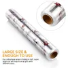 Emballage cadeau Cellophane Papier Ping Clear Roll Sacs de Noël Panier de fleurs Paniers de flocon de neige en plastique pour la fête de Noël S 230206