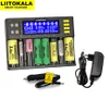 Mobiltelefonladdare Liitokala LII-PD4 LII-S8 LII500S LII600 Batteriladdare för 18650 26650 21700 18350 AA AAA 3.7V3.2V1.2V Lithium NIMH Batteri 230206