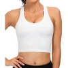 Women's Tanks Stylish Bar Sports Tops Women Casual Sleeveless Vest Ladies Chest Pad Movement Short Cropped Tank Top Gym Camis Tirantes