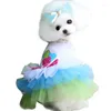 Odzież dla psów słodkie ubrania dla małych psów sukienka księżniczka wiosna letnie szczeniaki