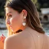 Lüks Cazibe Küpe Marka Tasarımcısı Monaco S925 STERLING Gümüş Beyaz İnci Kalp Kolye Yuvarlak Damla Küpe Kadın Mücevherleri