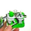 Kit di raccolta del nettare in silicone Contenitore NC con accessori per fumatori Tubi per erbe di tabacco Oil Dab Rigs