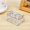 Storage Boxes Vintage Transparent Pirate Treasure Box Candy Trinket For Jewelry Crystal Gem Holder Organizer Earrings Ear
