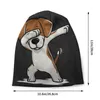 Boinas dabbing beagle bonnet femme moda knit Skullies beanies Cap homem Mulheres inverno cachorro quente chapéu de gorro desleixado