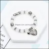 Bedelarmbanden mooie romantische vintage voor met kristal kralen fit pan sieraden carshop2006 drop levering dhij0