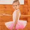 Salia de dança de balé no palco para garotas fadas tutu crianças fantasia bailarina rosa roupas de rosa jl1341