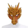 Party Masks Year Decoration Carnival Animal Costume Dragon Cosplay Masquerade Face Mask Dinosaur 230206
