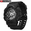 Armbanduhren Ankunftsuhr Herren LED Digital Outdoor Multifunktions Wasserdichte Sportuhren Hombre 8125