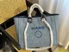 Fashion Canvas beach Tote bag designer channel Chain Handbags Borsa per la spesa da donna di grande capacità Borsa per maglieria di lusso Brand New Top originale